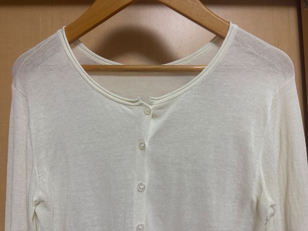 SLOBEIENA コットンシルク2wayカーディガン