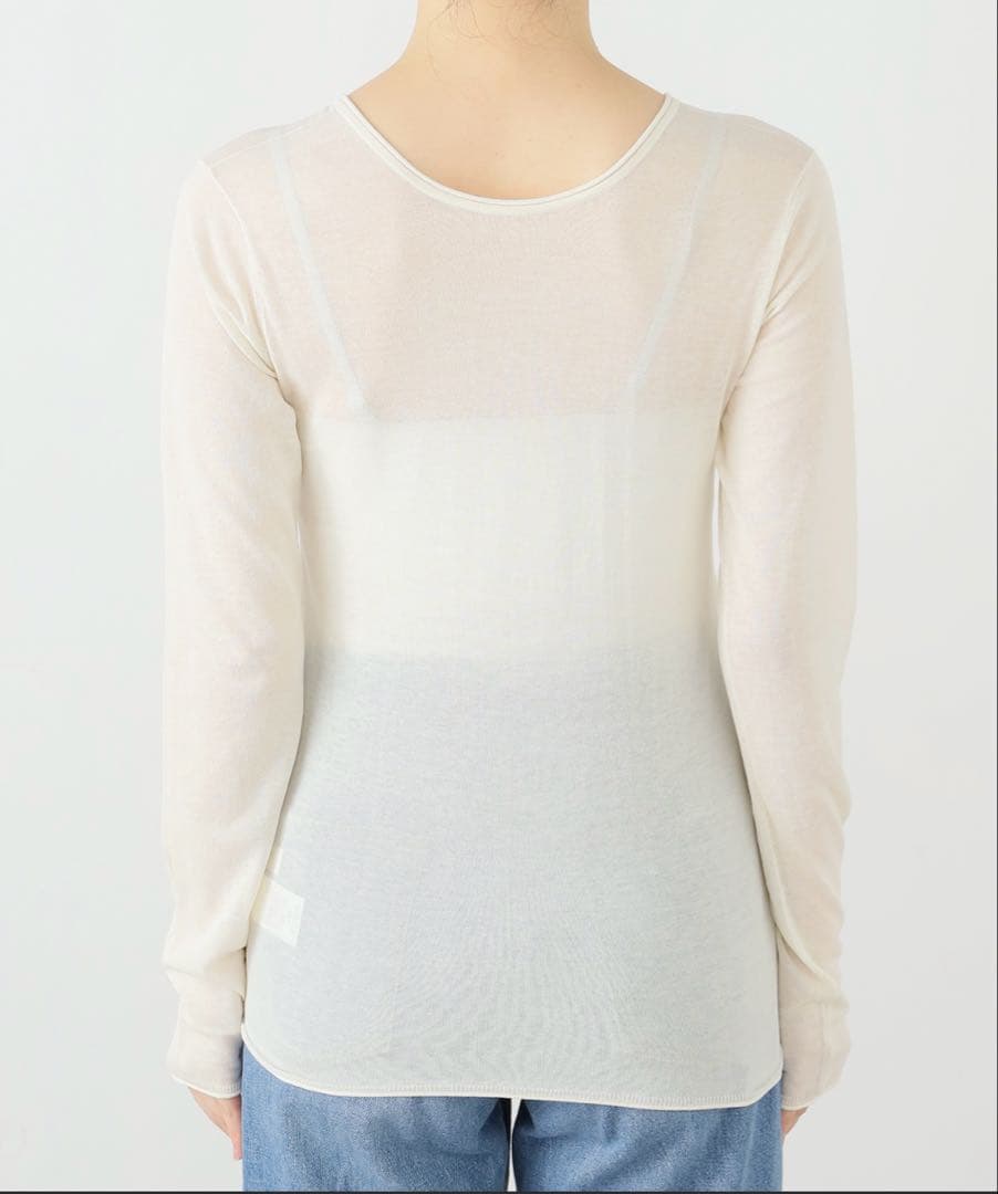 SLOBEIENA コットンシルク2wayカーディガン