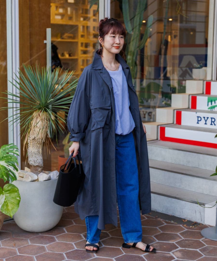今季【新品タグ付き】Rouge vif la cle 撥水ナイロンライトコート