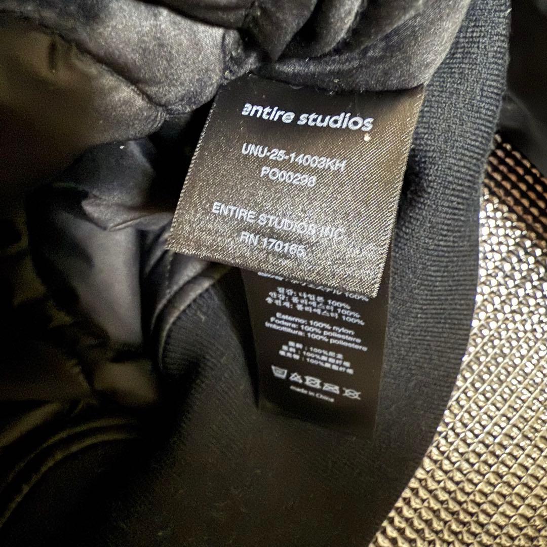 ジャケット・アウター entire studios DROP11 BROAD BOMBER OIL