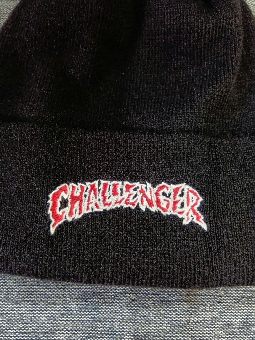 フ*ン様 CHALLENGER チャレンジャー　CRASH LOGO KNIT