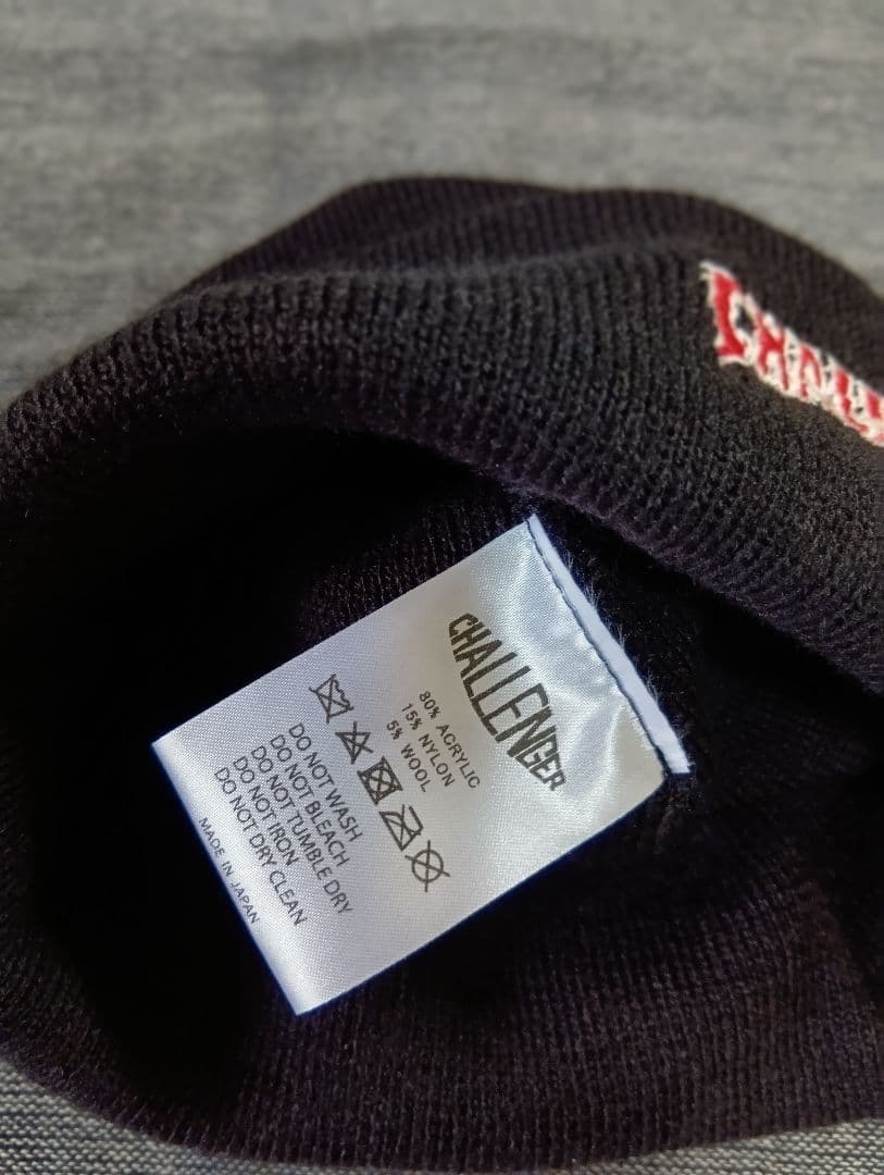 フ*ン様 CHALLENGER チャレンジャー　CRASH LOGO KNIT
