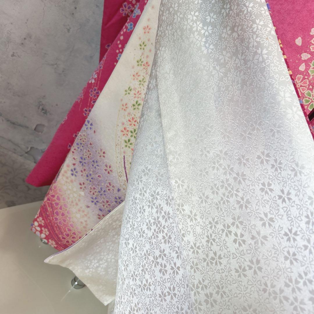振袖　フルセット　辻が花　本加工　さが美　ピンク　可愛い　華やか　m3