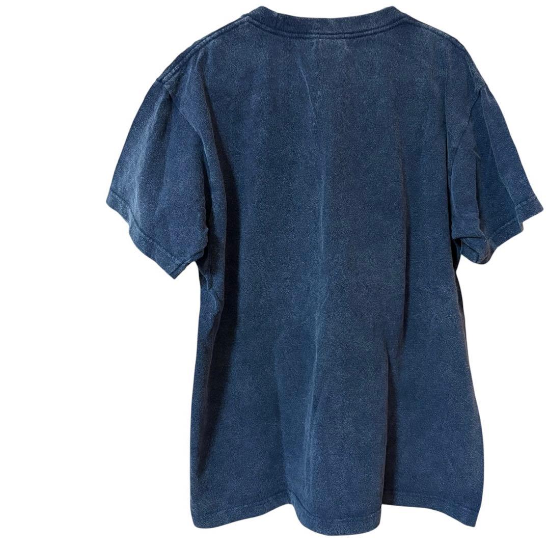 美品【Whim Gazette】ナンバリングTシャツ ネイビー フリー
