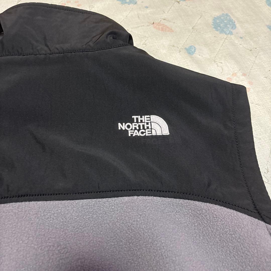 ほ*の様 THE NORTH FACE フリースベスト グレー/ブラック