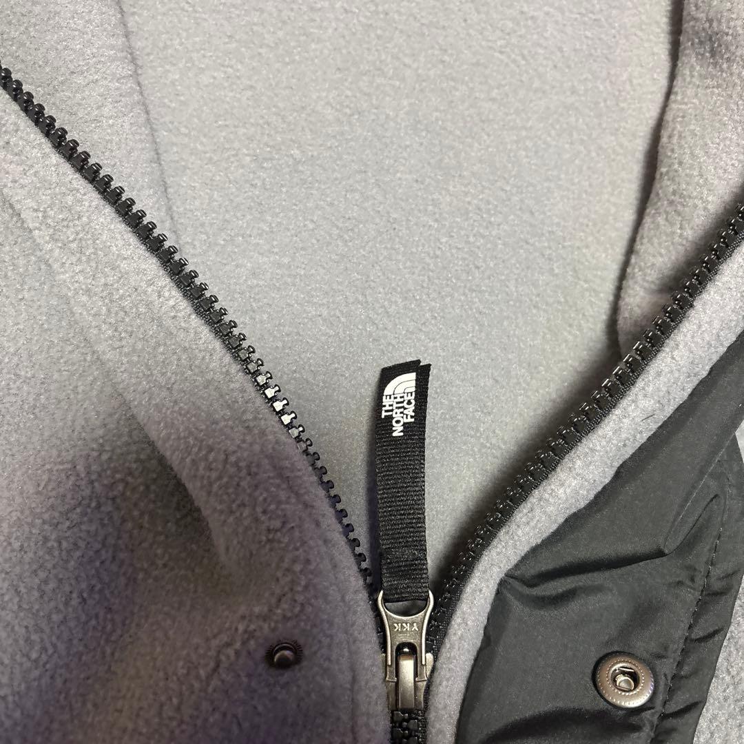 ほ*の様 THE NORTH FACE フリースベスト グレー/ブラック