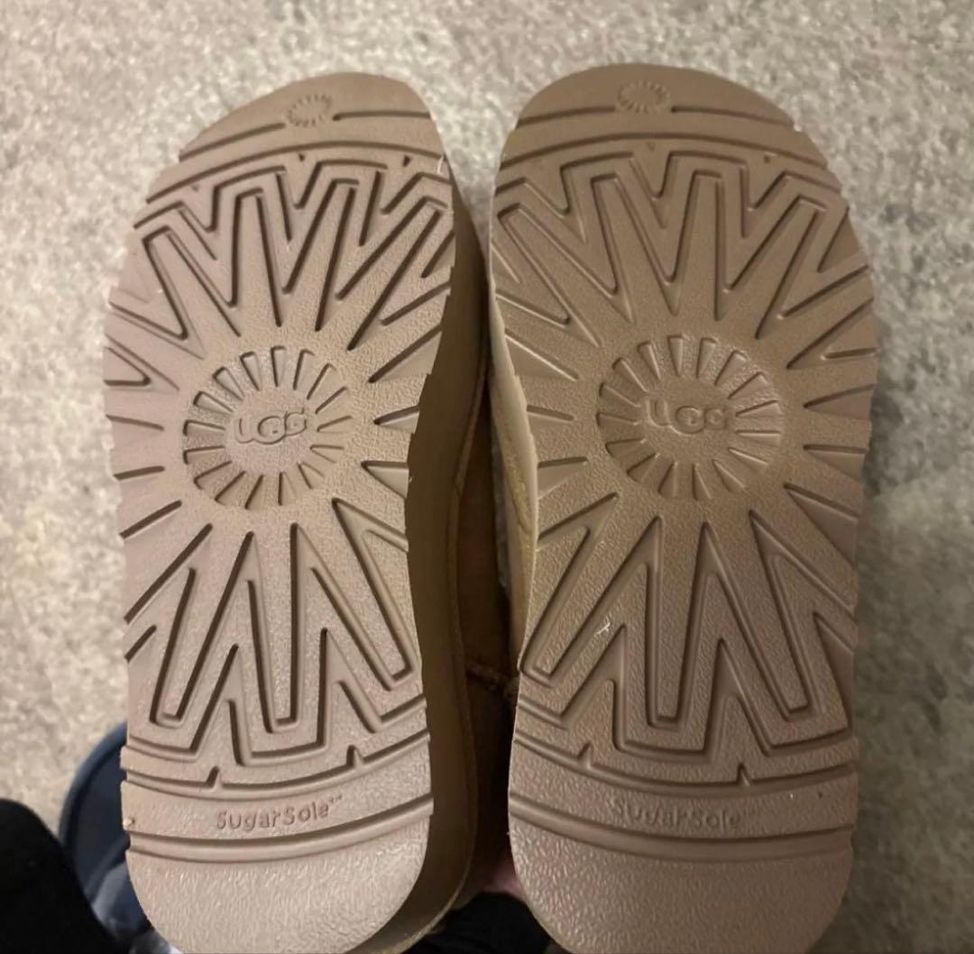 UGG ムートンブーツ 厚底ムートンブーツ 厚底 アグ ショートブーツ　23cm