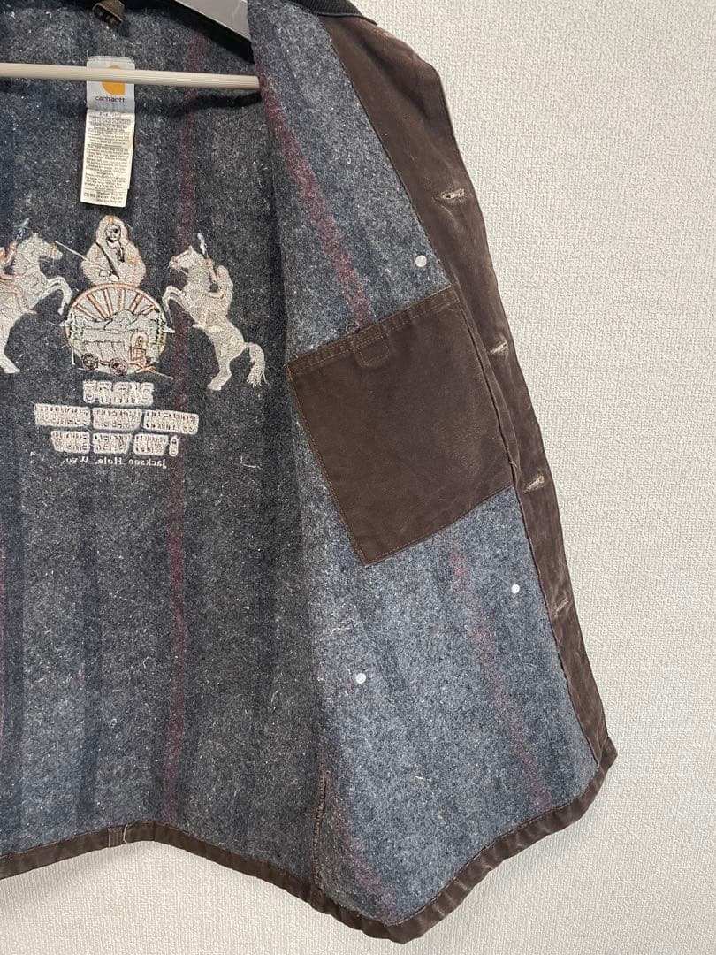 【専用】 企業刺繍 カーハート チョアコート 最終値 野村訓市