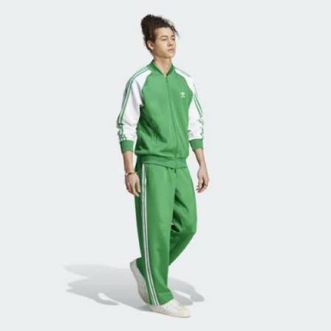 【新品】adidas クラシックス+ ワイドレッグトラックパンツ