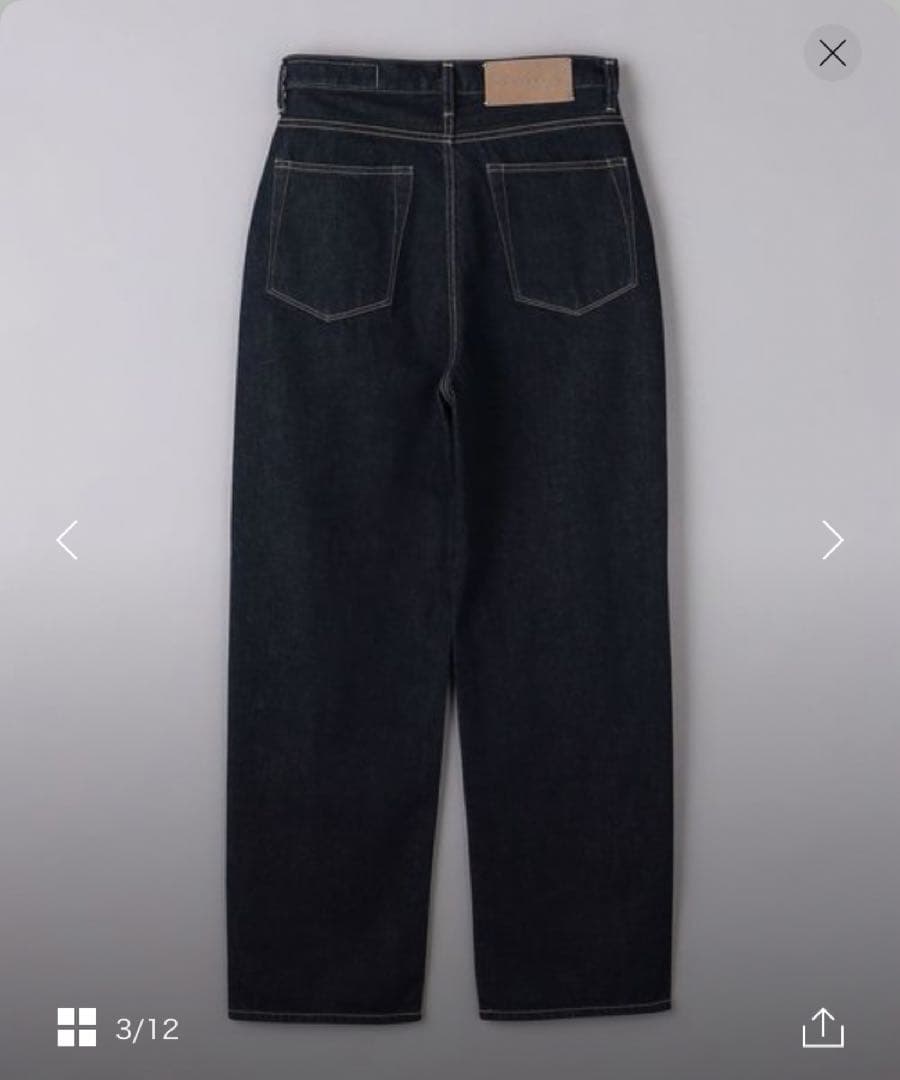 ＜KURO＞OPTIMA ONE WASH デニムパンツ