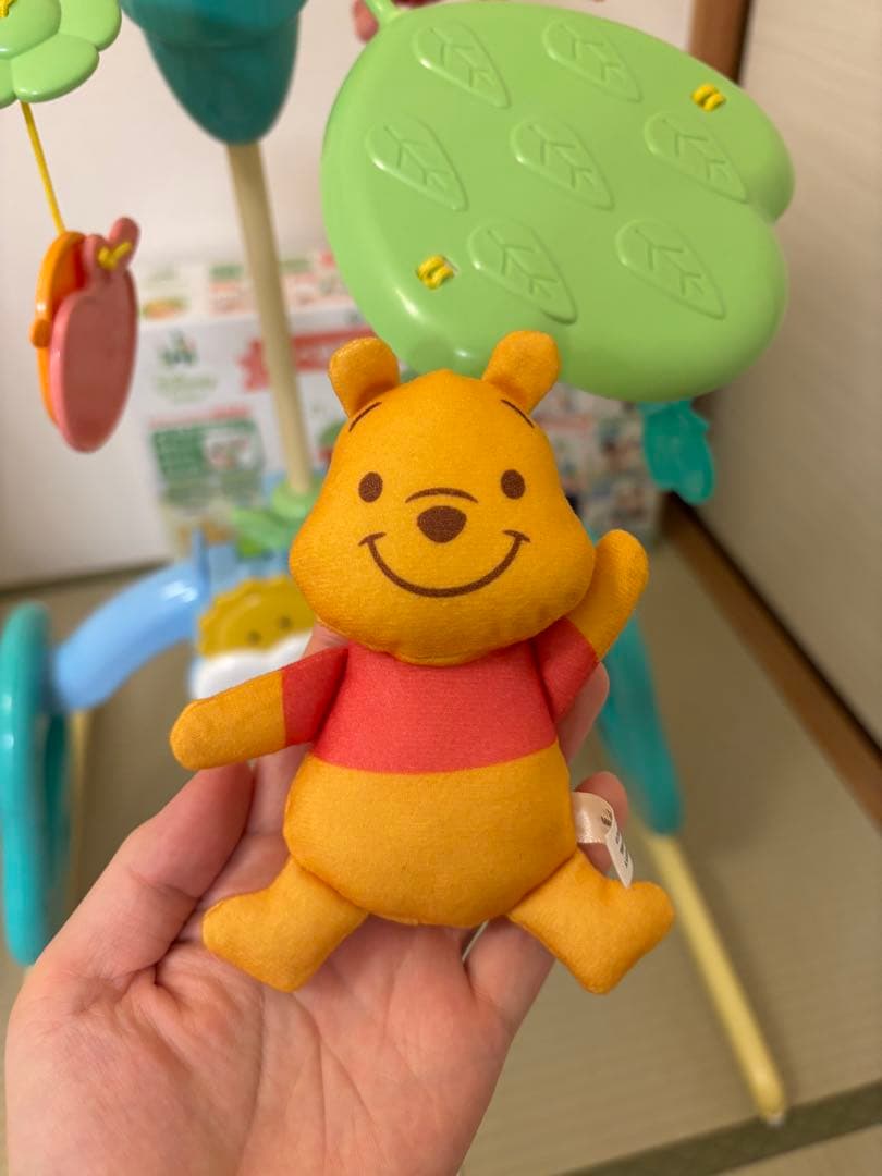 【送料無料】プーメリー くまのプーさん　えらべる回転6wayジムにへんしんメリー