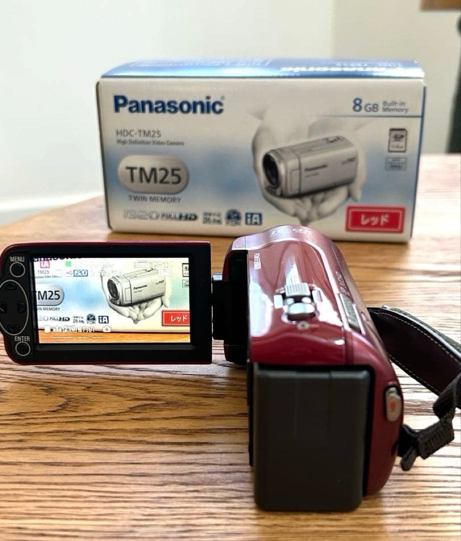 パナソニック　Panasonic HDC-TM25 本体と付属品付　ビデオカメラ