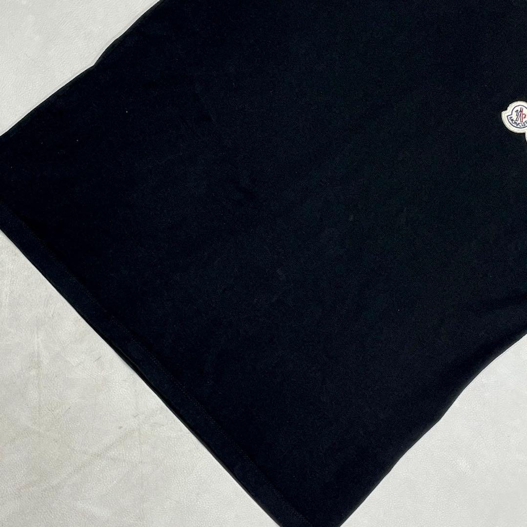 美品 MONCLER モンクレール ロゴワッペン Tシャツ MAGLIA