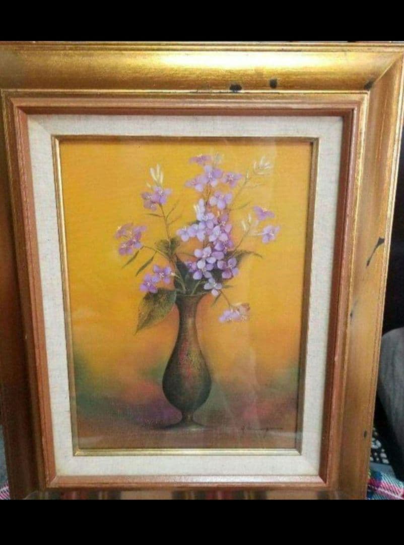 熊川昭典の野の花 花ダイコン カスミ草です