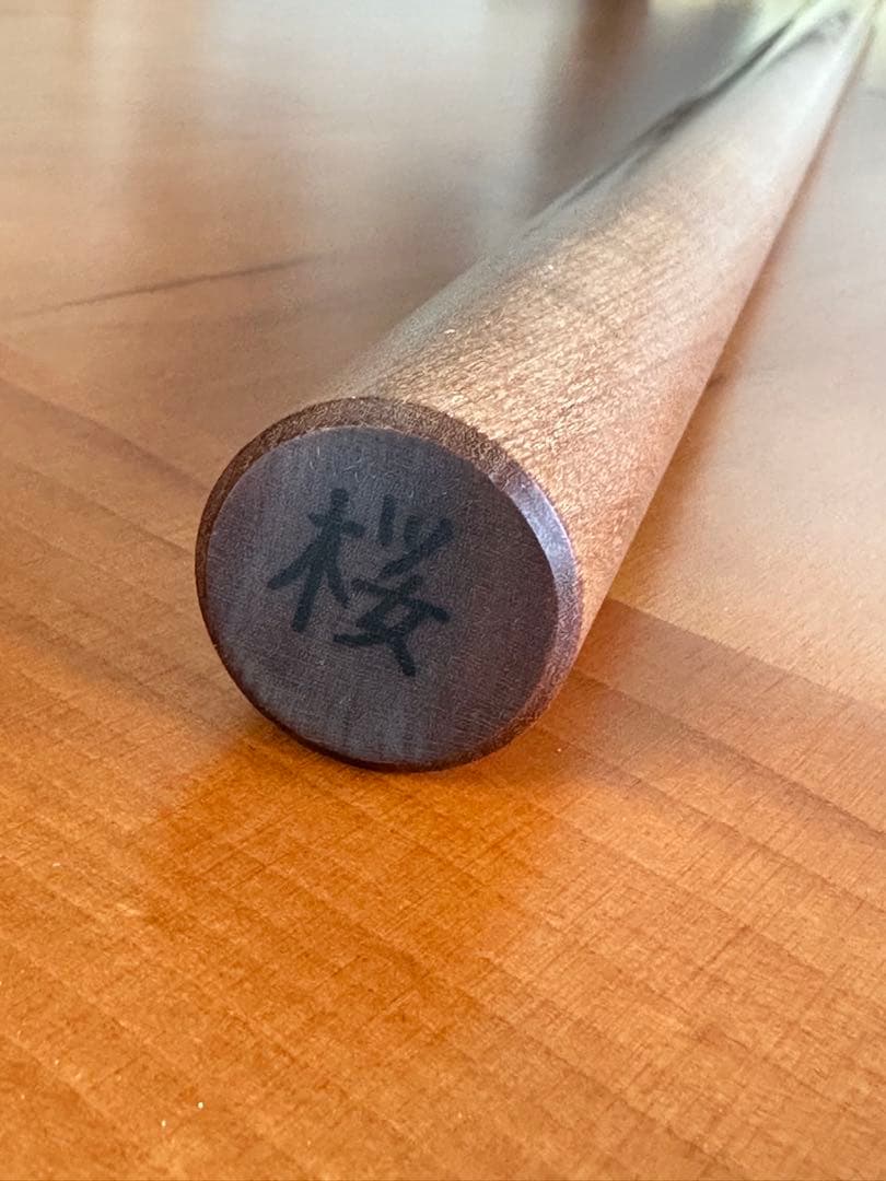 蕎麦打ち　麺棒　桜材　仙千代　1050mm 28mmφ
