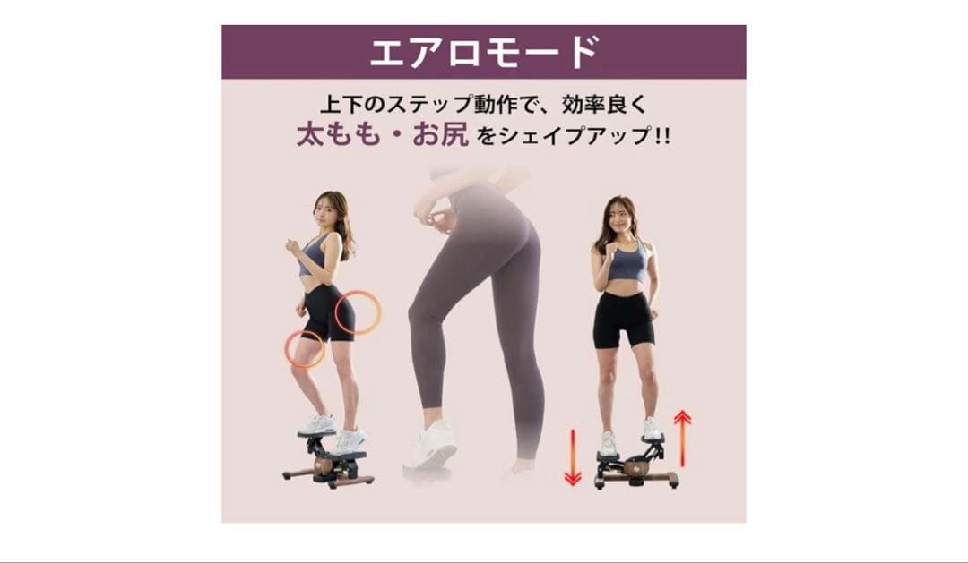 RE エアロステッパー SP-600 ナチュラル/ブラック