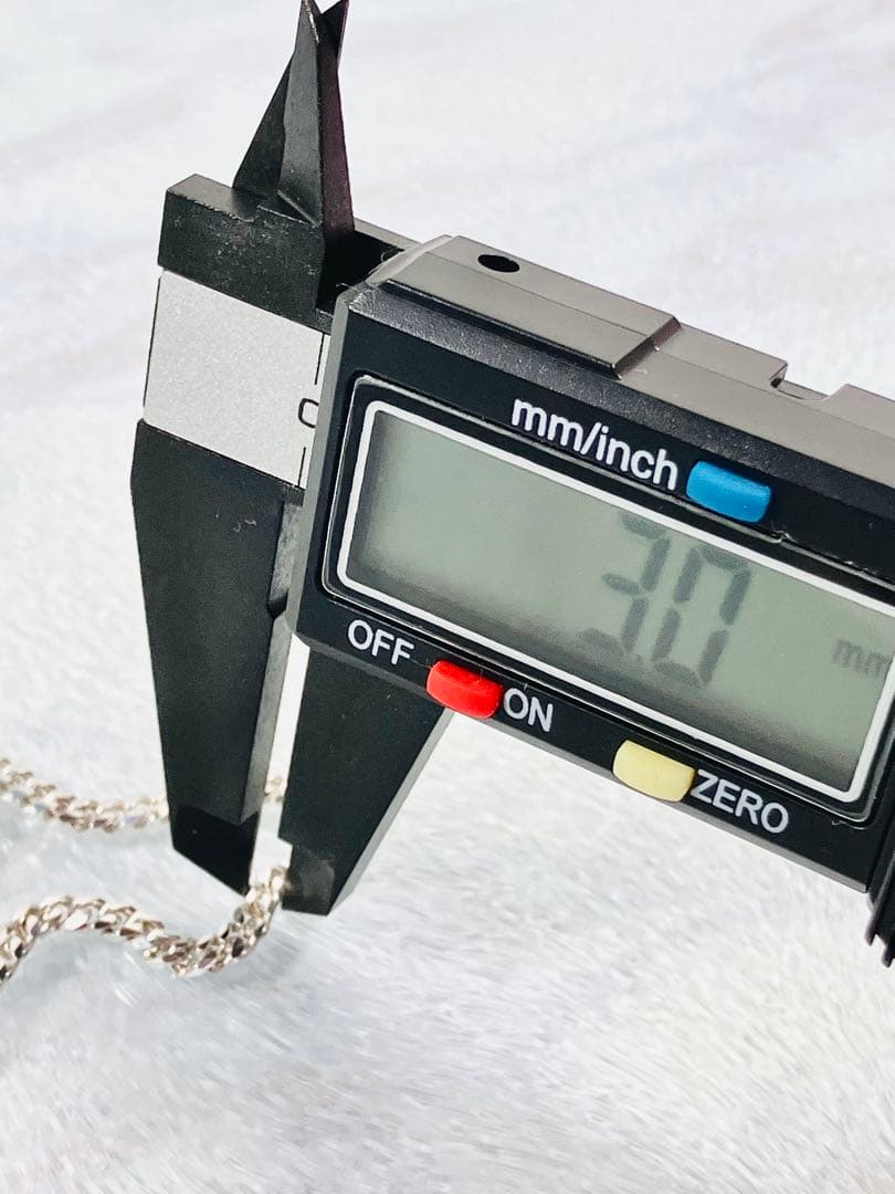 【超美品】GUCCI 喜平チェーン ネックレス 男女兼用　SV925 3ミリ