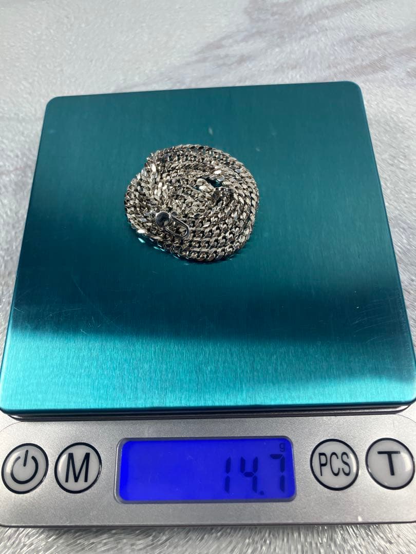 【超美品】GUCCI 喜平チェーン ネックレス 男女兼用　SV925 3ミリ