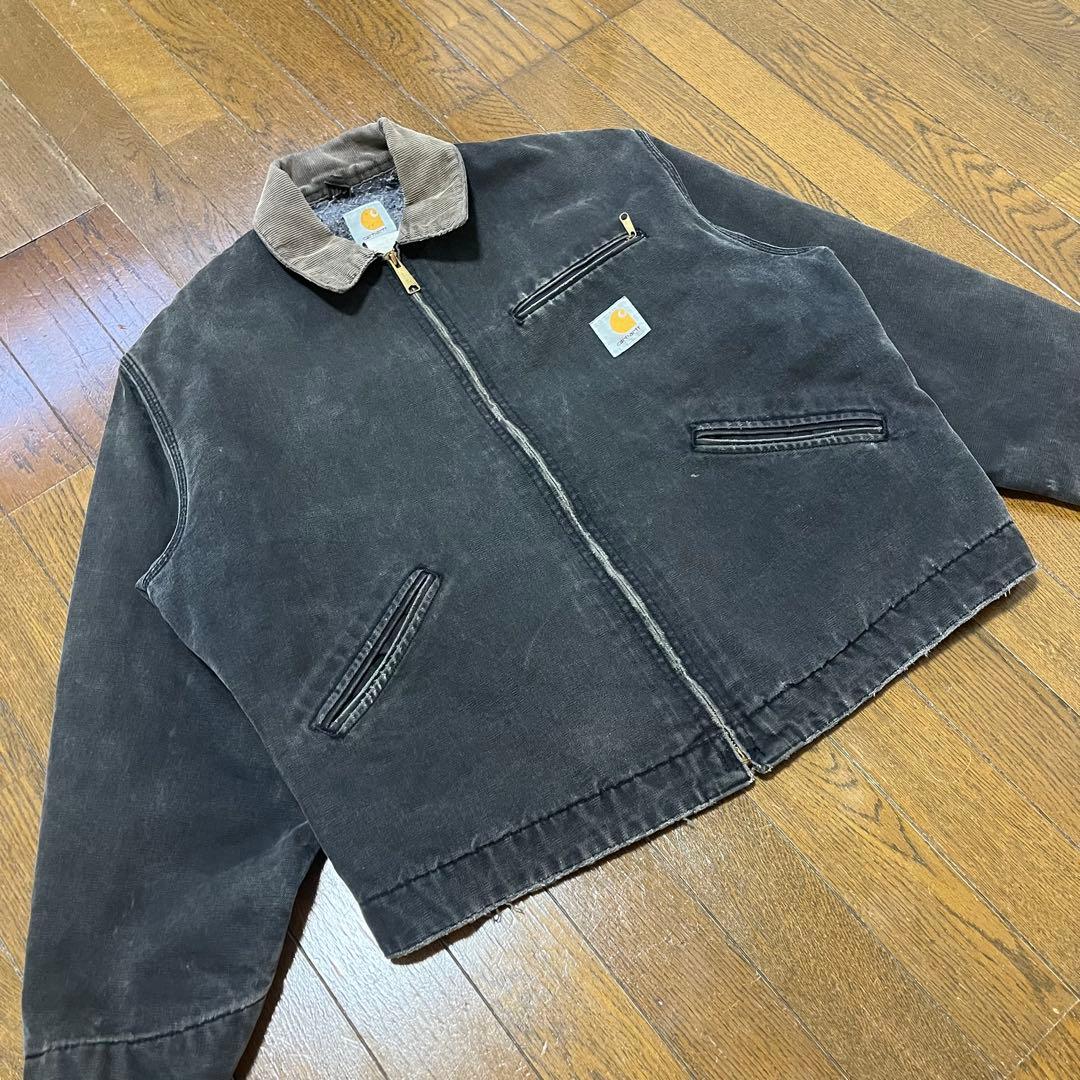 a*r様 carhartt　デトロイトジャケット　ブラック　フェード　90s ア