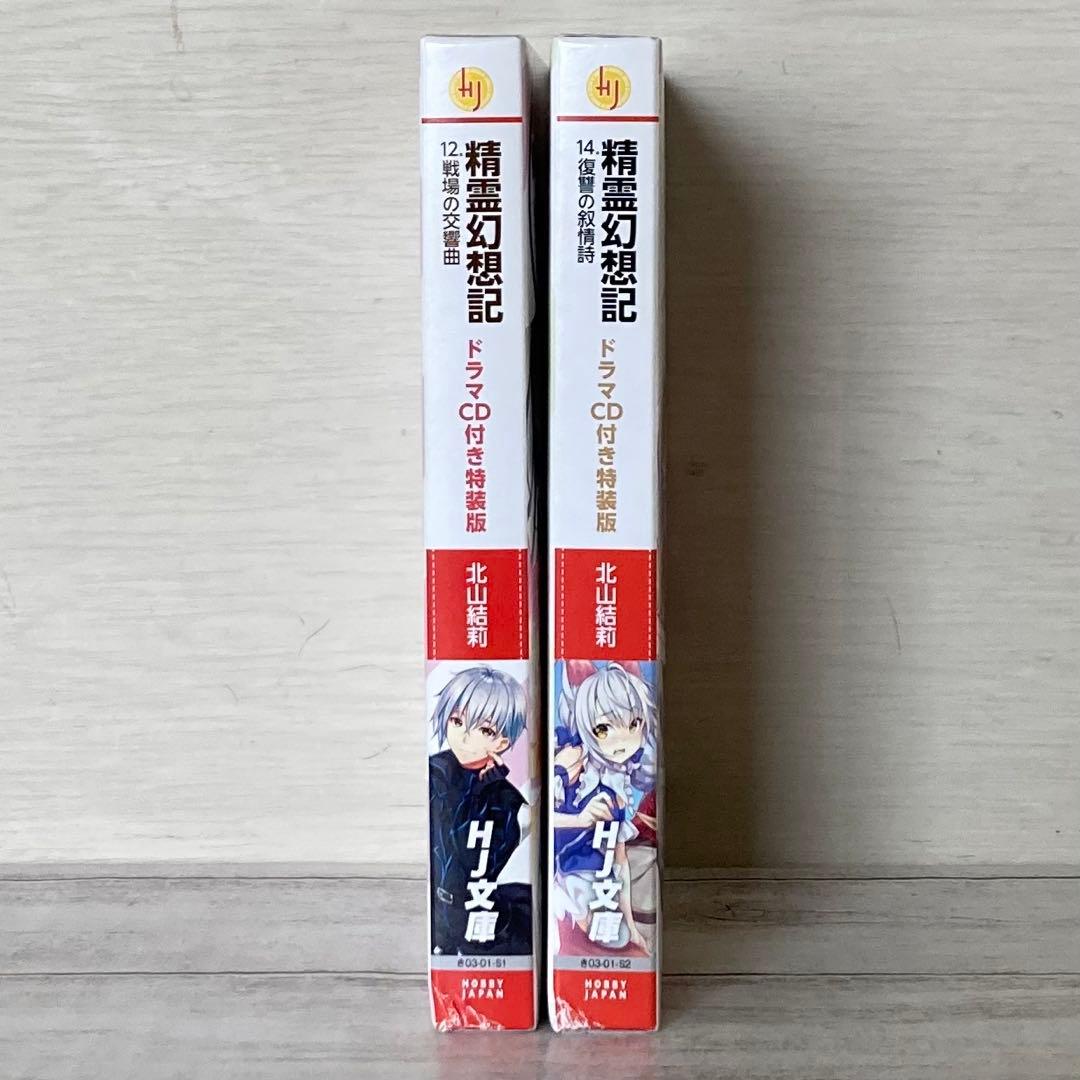 精霊幻想記 12巻　14巻　(ドラマCD付き特装版) 松岡禎丞　箱難あり