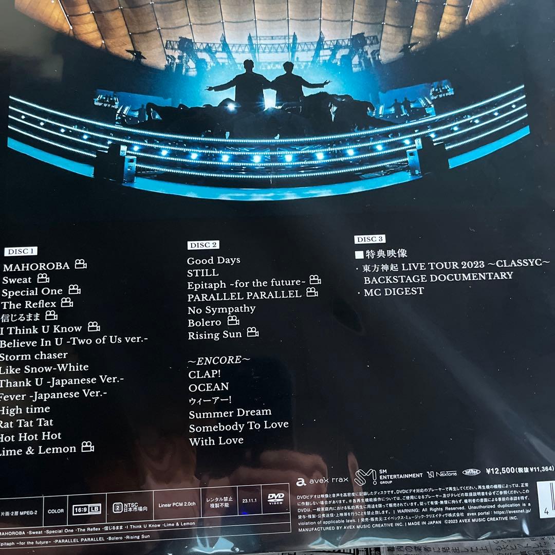 東方神起/LIVE TOUR 2023～CLASSYC～〈初回生産限定盤・3枚…