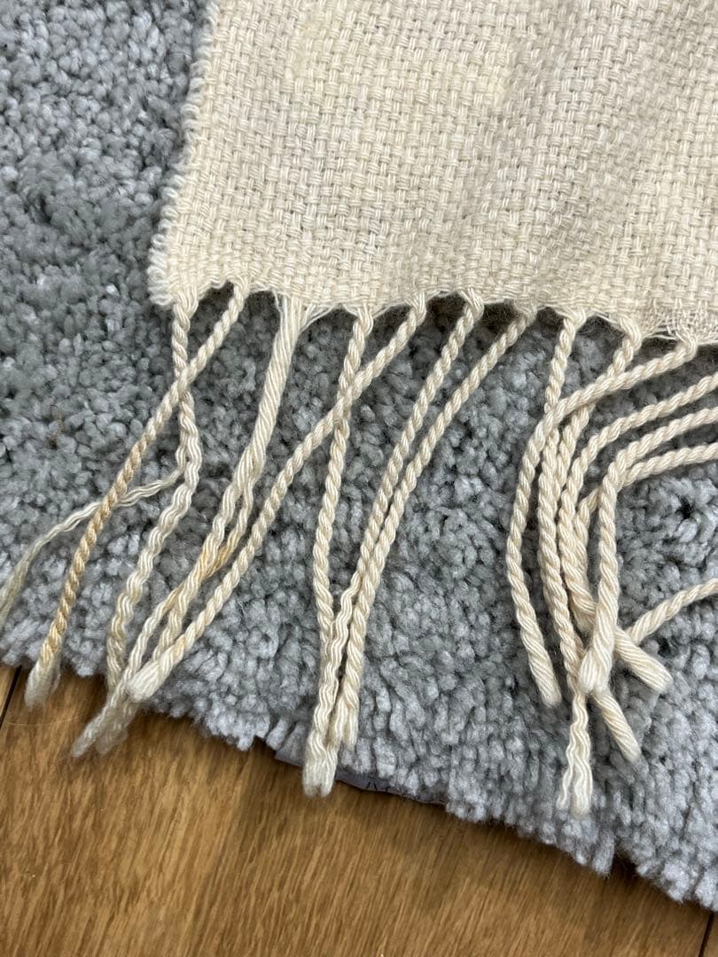 AGNONA アニオナ 大判 ストール ブランケット カシミヤ100クリーニング