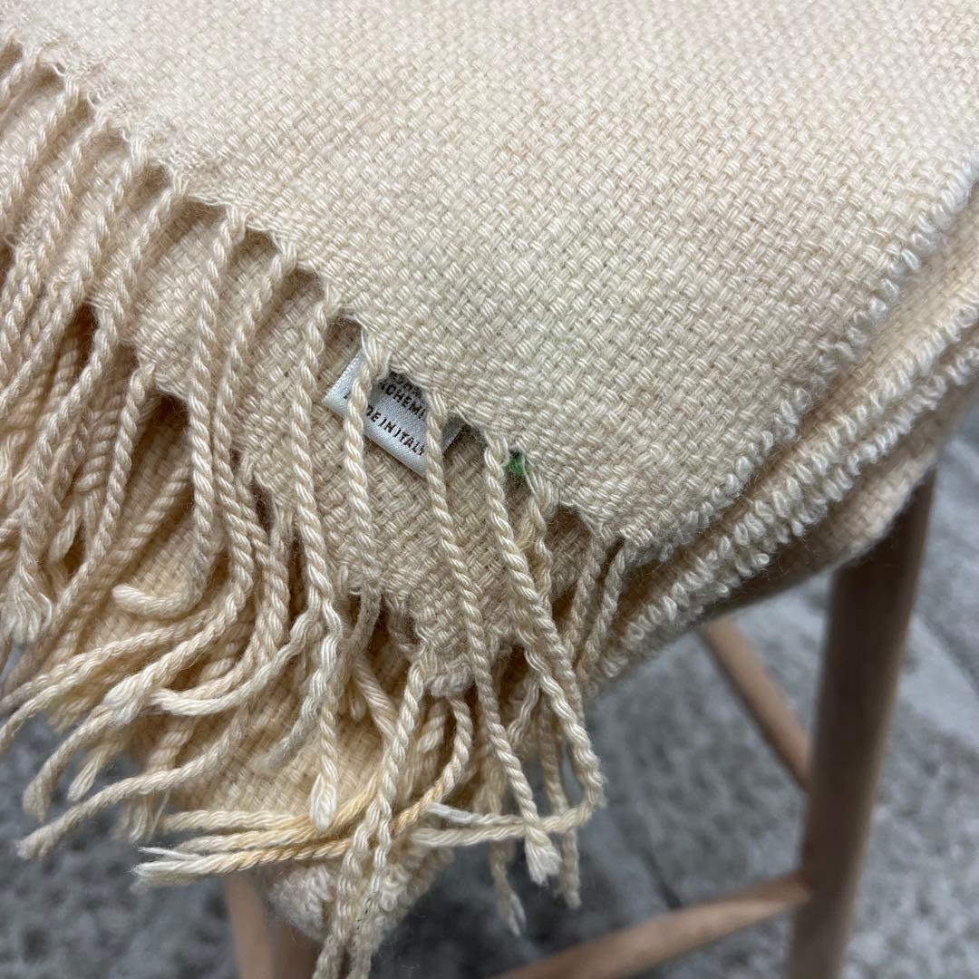 AGNONA アニオナ 大判 ストール ブランケット カシミヤ100クリーニング