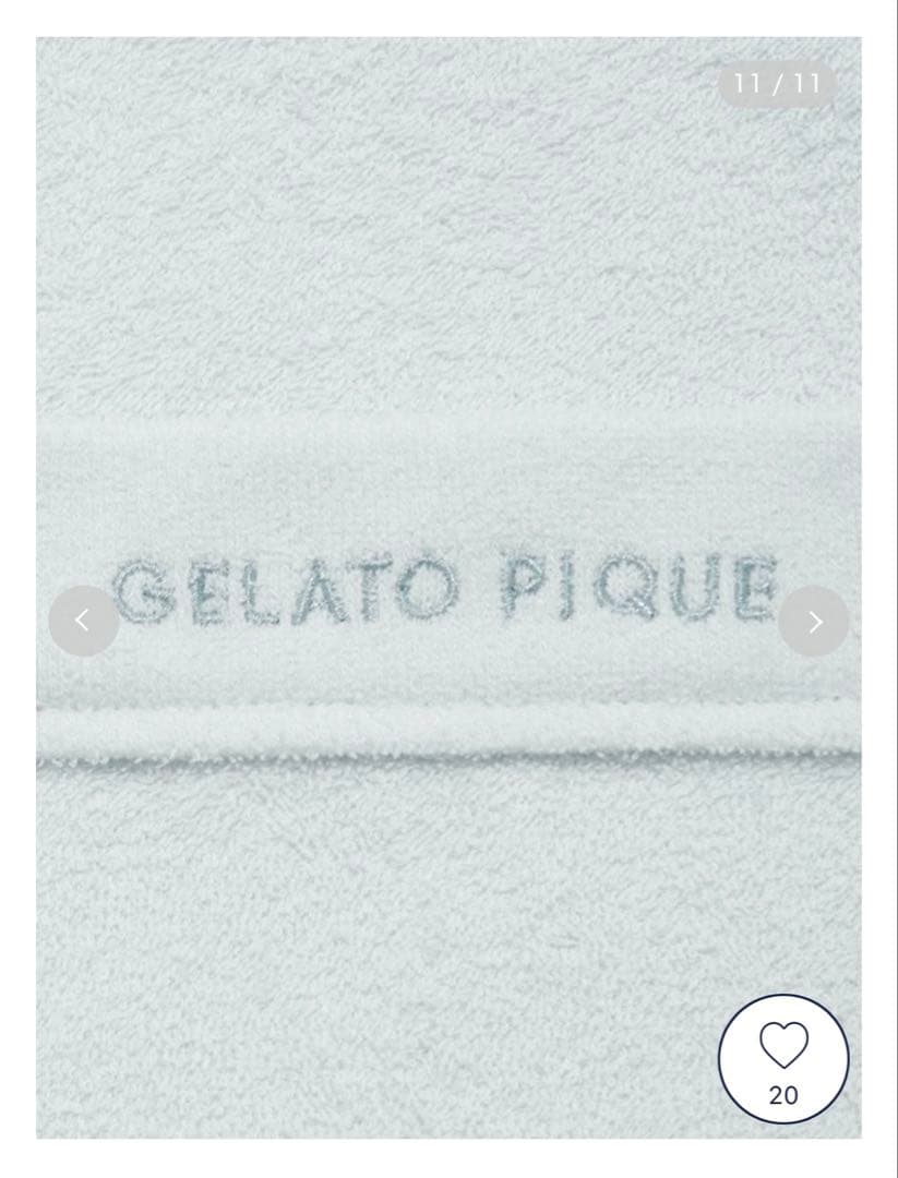 新品【gelato pique】吸水パイルベア刺繍2wayワンピース■送料無料