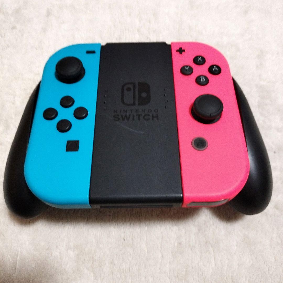 【美品】Nintendo Switch 本体 青と赤　バッテリー強化版