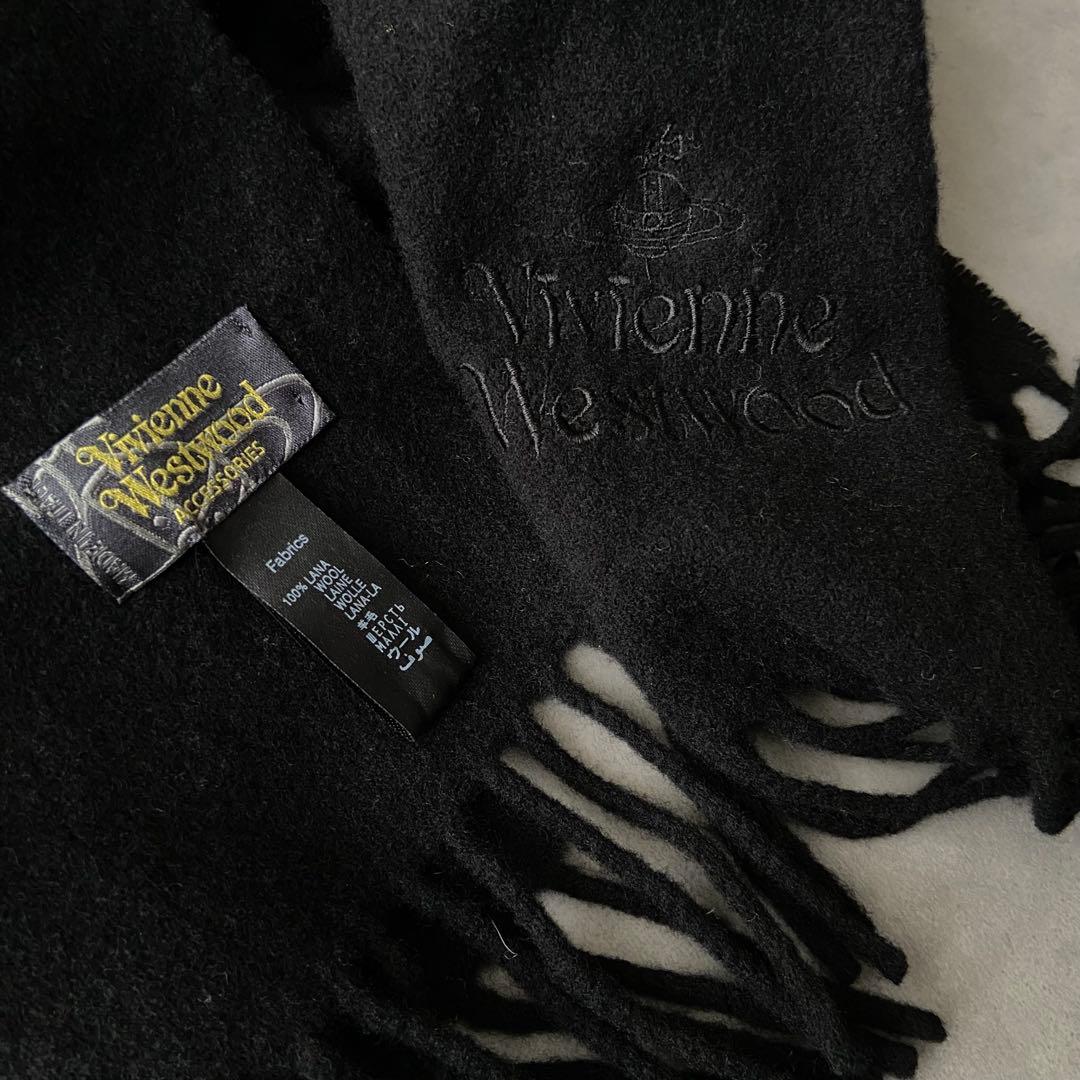 Vivienne Westwood マフラー オーブ ロゴ刺繍 y2k CE06