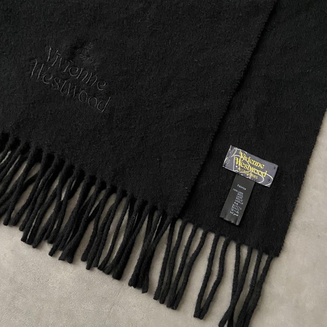 Vivienne Westwood マフラー オーブ ロゴ刺繍 y2k CE06