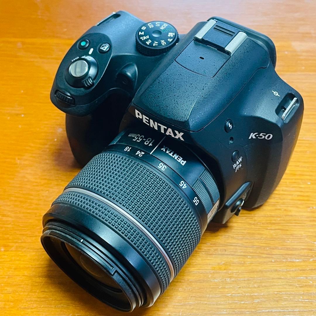 ペンタックス PENTAX K-50 ダブルズームレンズキット 実用品