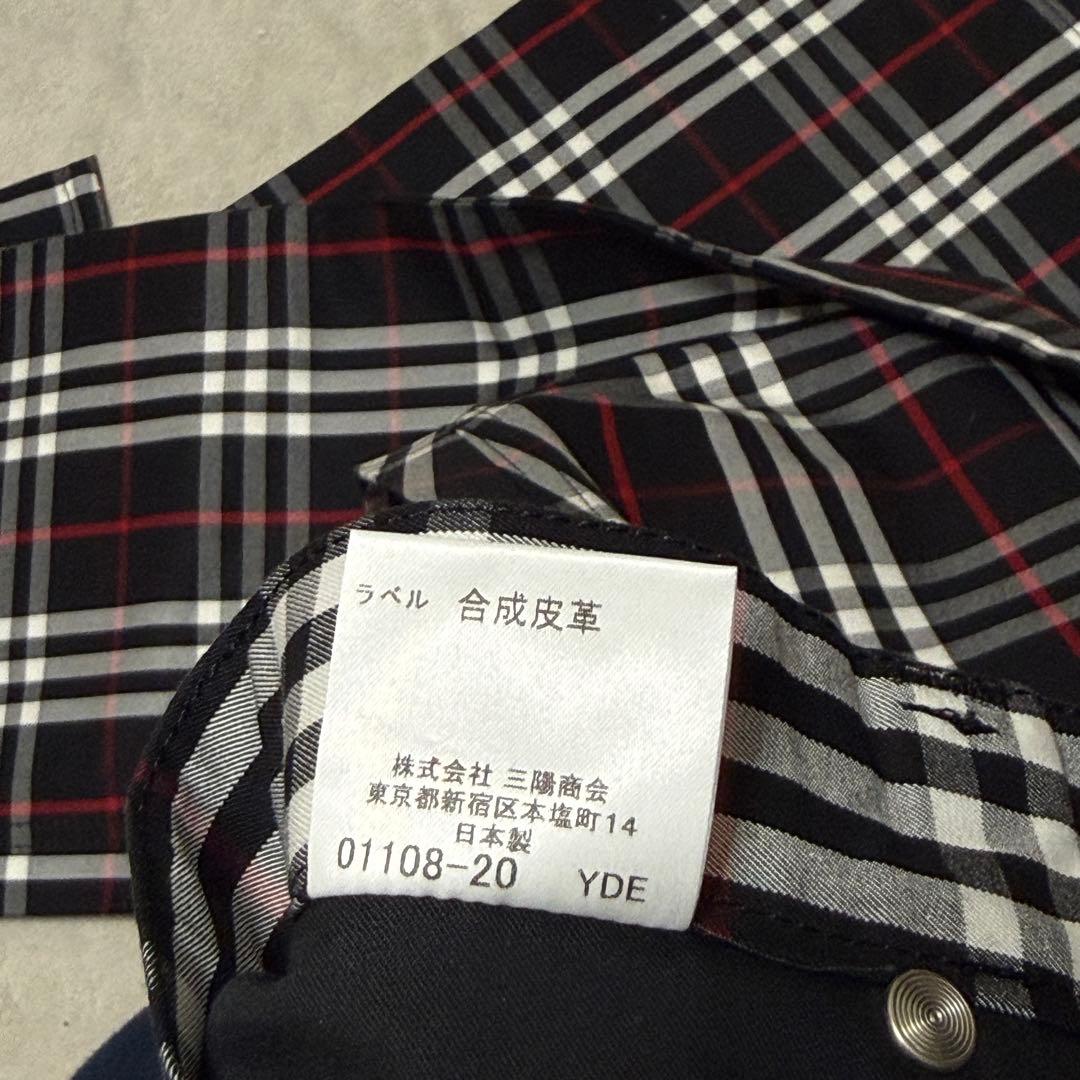 未使用品　バーバリーブラックレーベル　チェック　タグ付き　S位