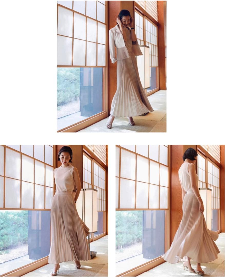 新品　未使用　タグ付き　エストネーション　COLUMN プリーツスカート