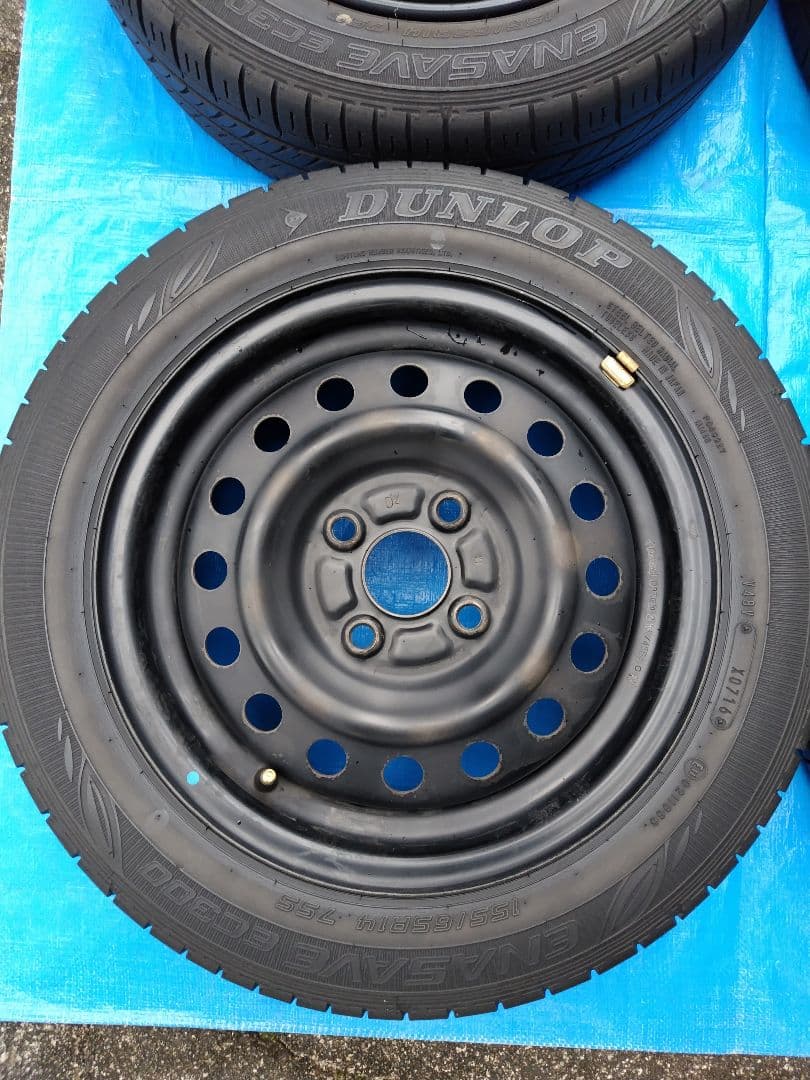 155/65R14、ダンロップ・エナセーブ・EC300、4本、送料込み