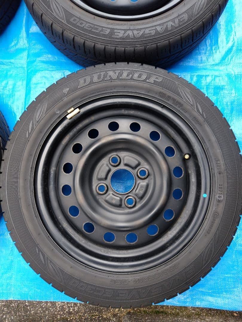 155/65R14、ダンロップ・エナセーブ・EC300、4本、送料込み