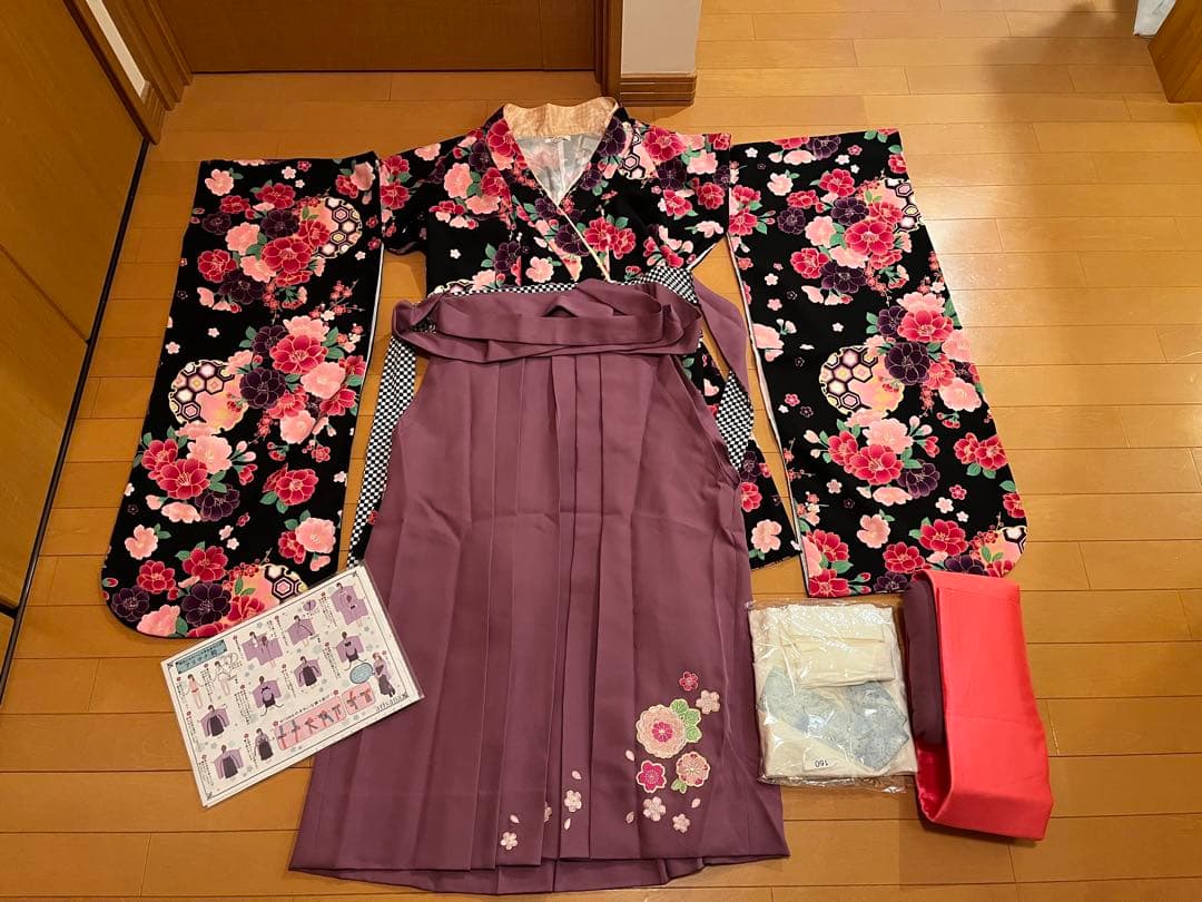 アリサナ　袴　小学生卒業式