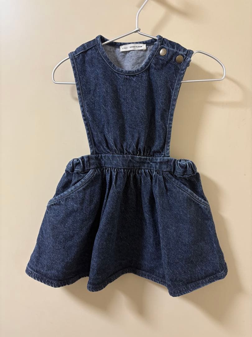 美品　soor ploom tippi 2y eco washジャンパースカート
