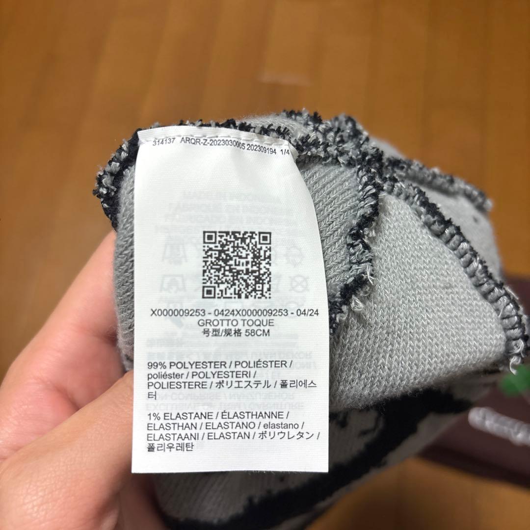 ARC'TERYX ニット帽 黒・灰色