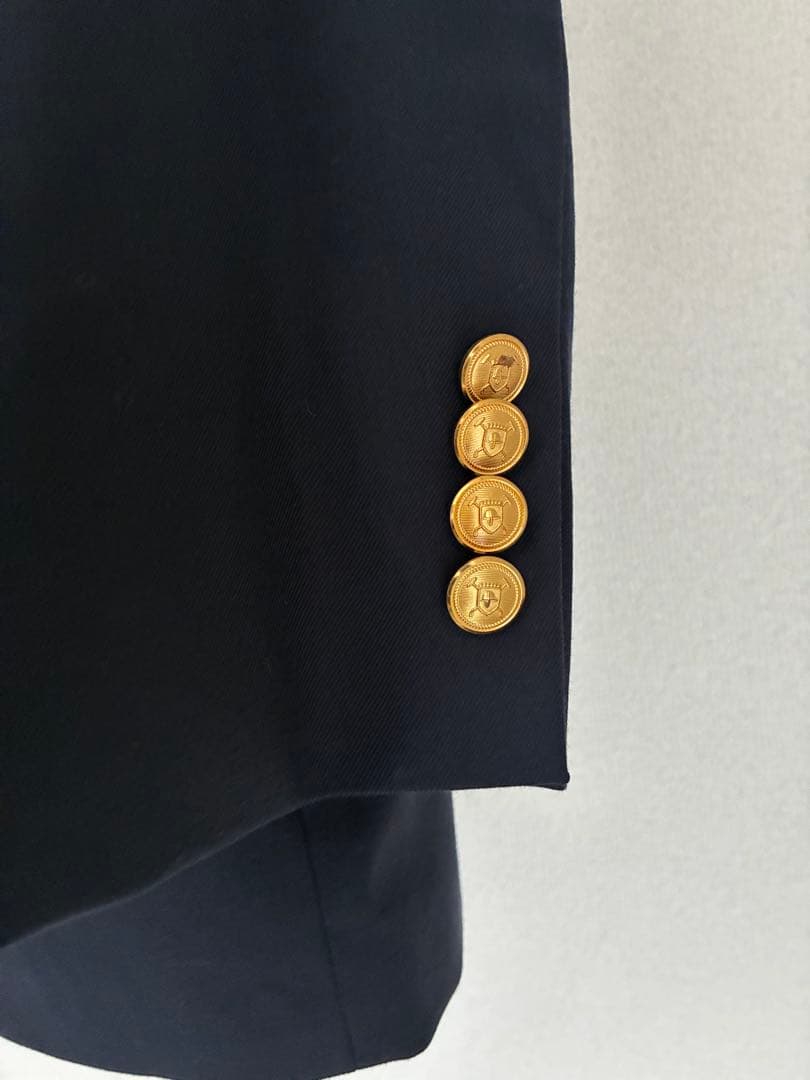 90s Ralph Lauren 金ボタン 紺ブレ