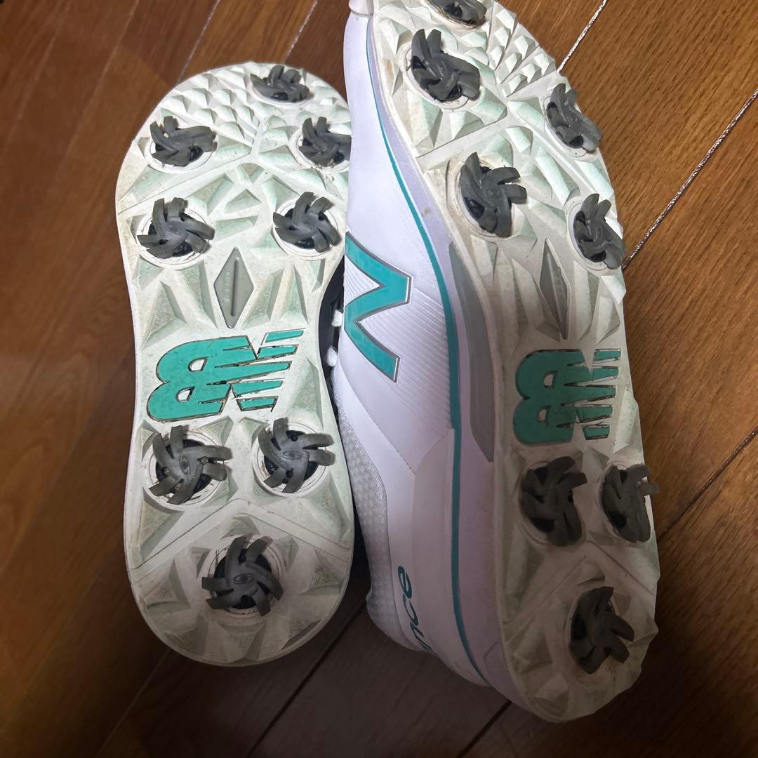 New Balance ゴルフシューズ 女性用 ホワイト/ターコイズ