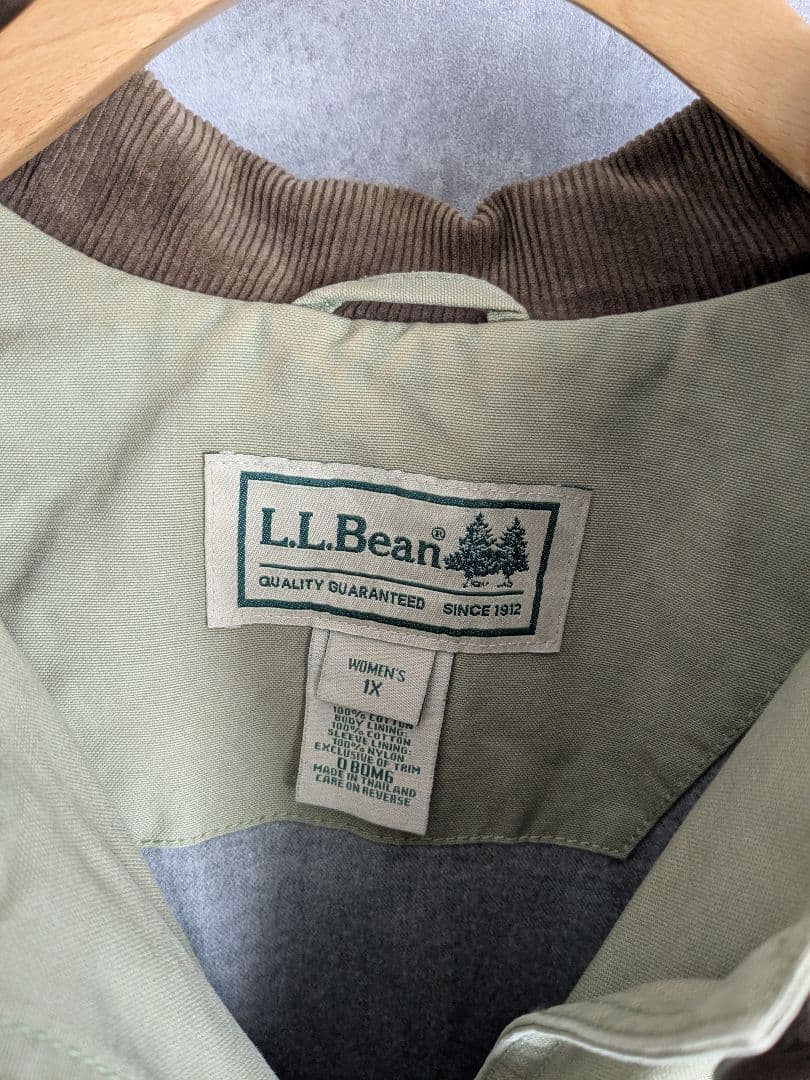 LLBean エルエルビーン　カバーオール　グリーン　ハンティングジャケット