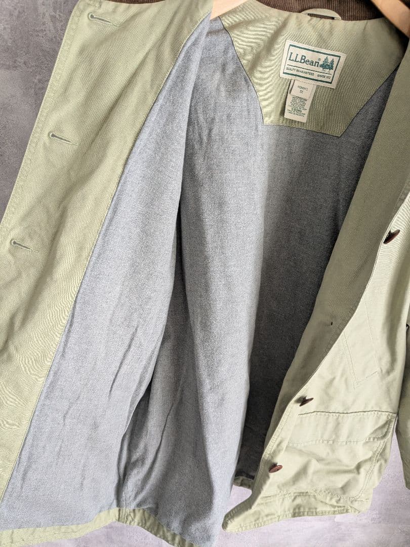 LLBean エルエルビーン　カバーオール　グリーン　ハンティングジャケット