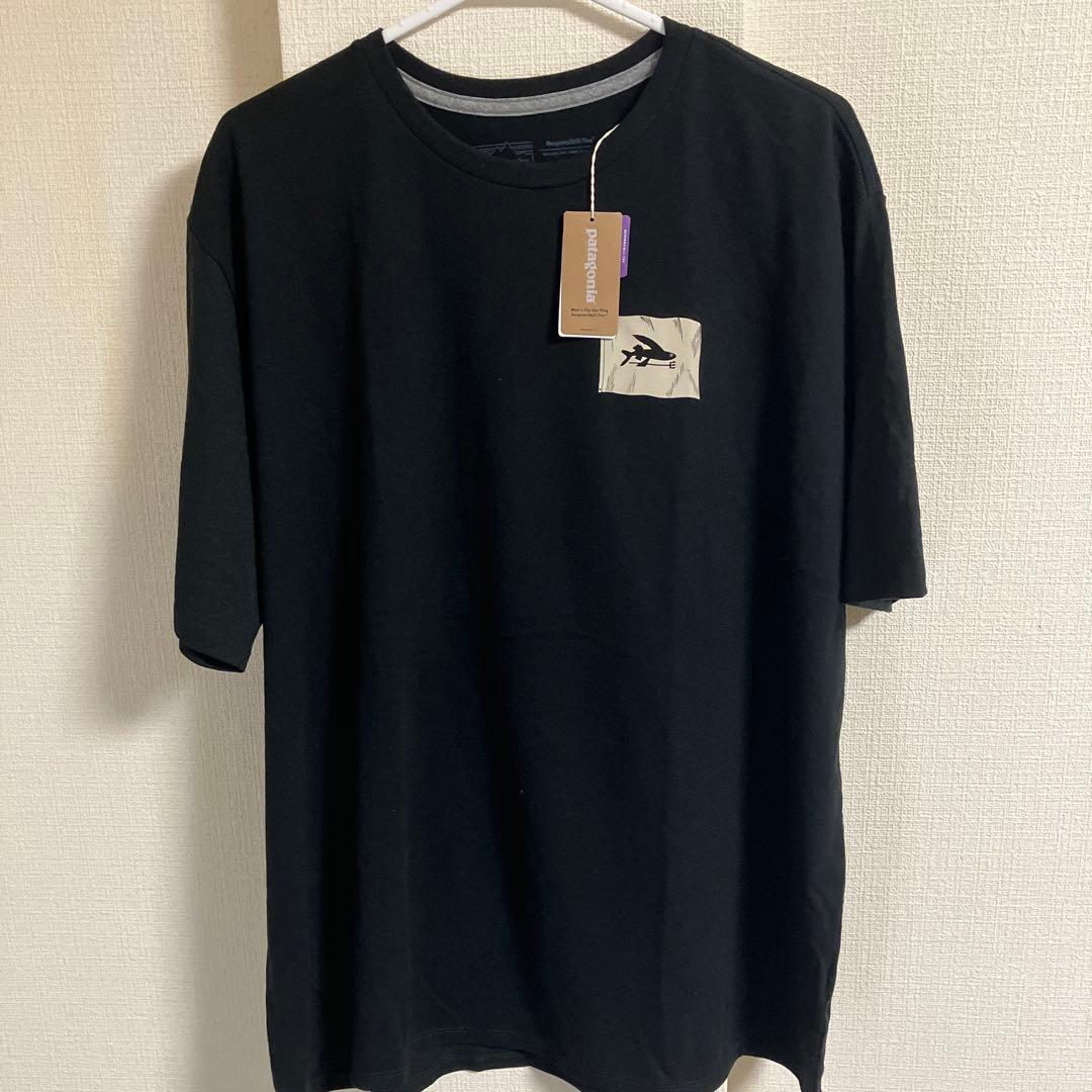 【Y.N.T.Y.M】パタゴニア メンズ Tシャツ　ブラック　Lサイズ