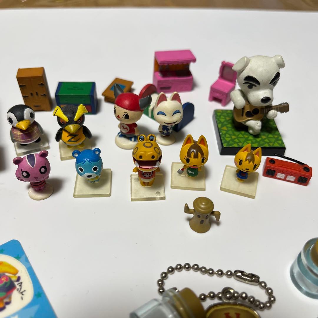 どうぶつの森　森をつくろう　フィギュアセット　メッセージボトル　キーチェーン