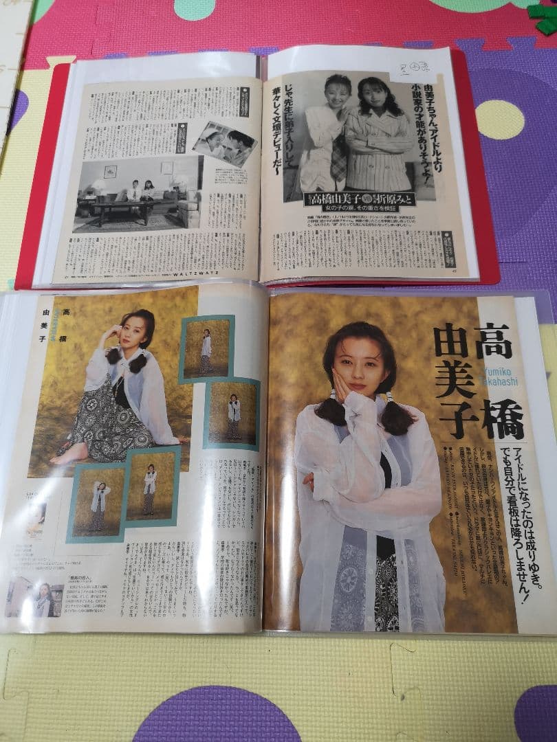 高橋由美子(1冊200円計算)144冊分約370ページ切り抜きしファイリング済み