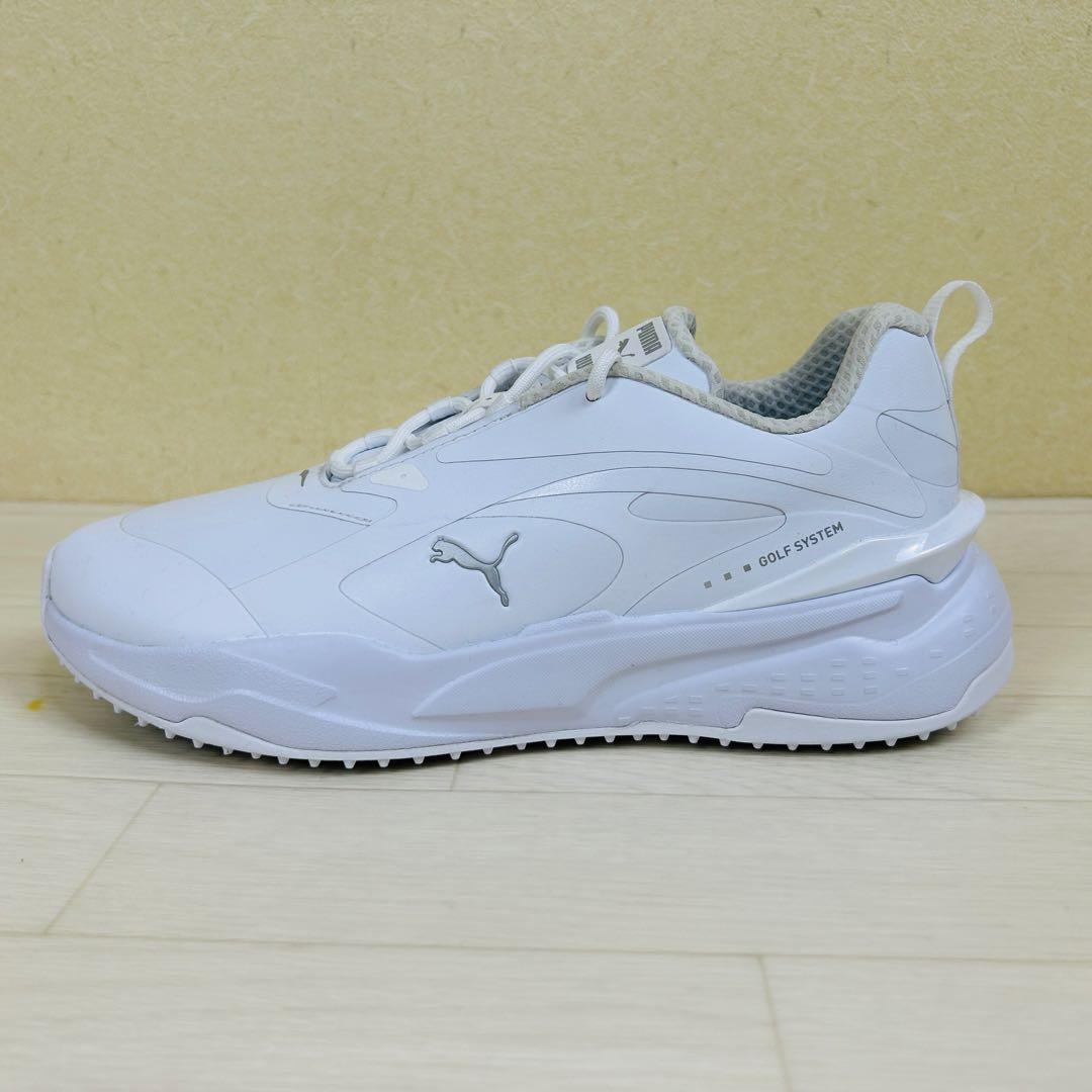 新品 PUMAGOLF 25cm ファスト ラバーソール スパイクレス シューズ