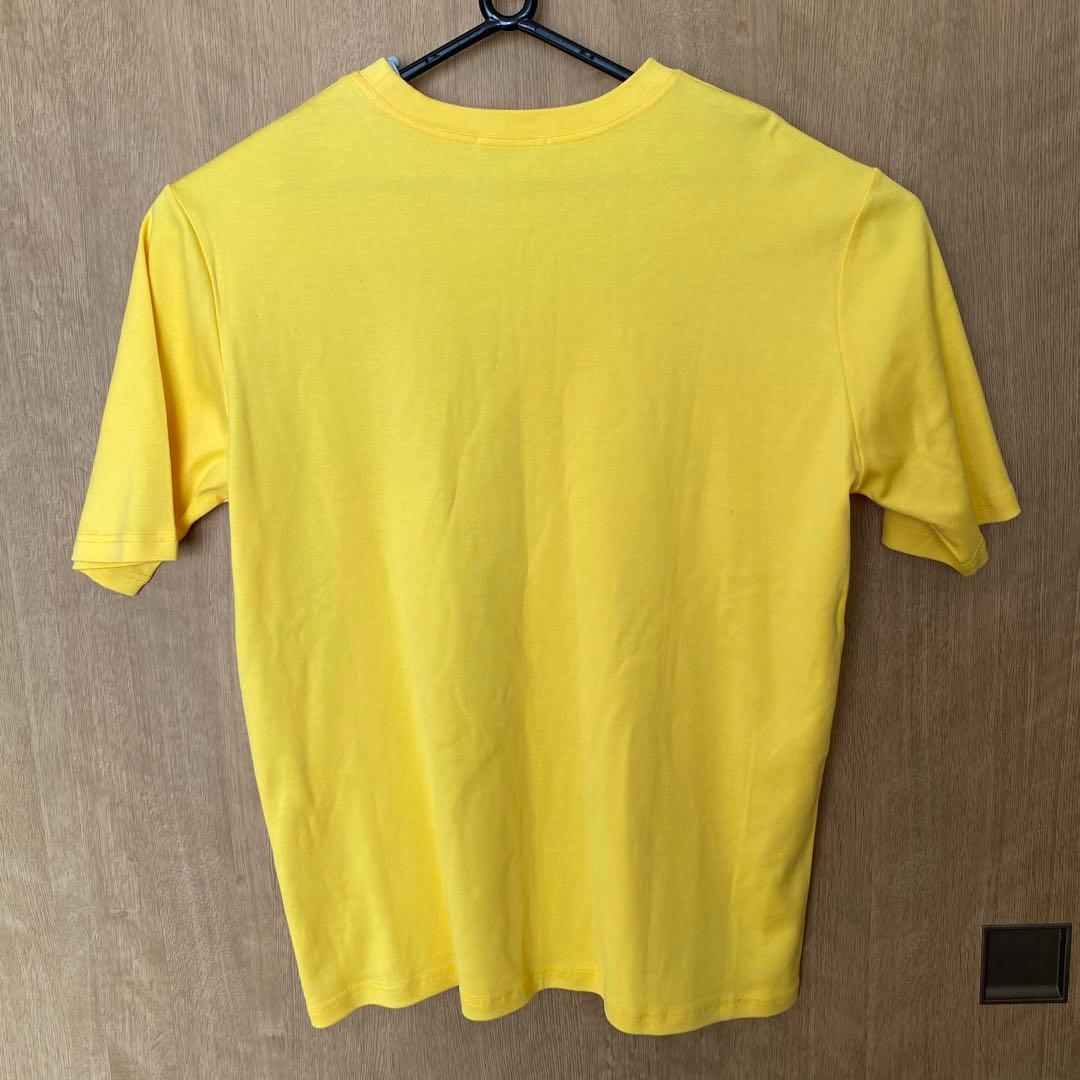 エルメス　tシャツ Lサイズ　黄色　刺繍　楽器　バイオリン　希少