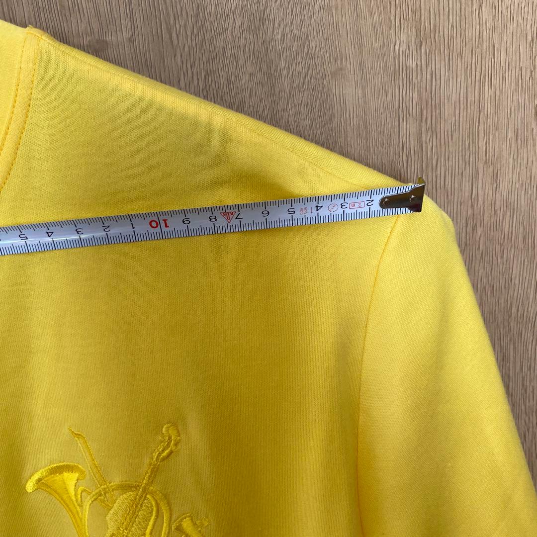エルメス　tシャツ Lサイズ　黄色　刺繍　楽器　バイオリン　希少