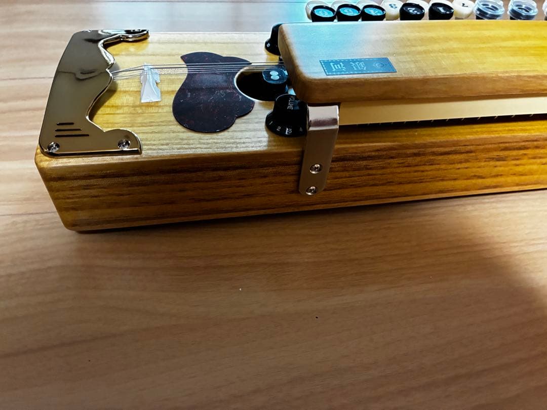 未使用品？　琴 ST200Y 木製 13弦　銀河 大正琴